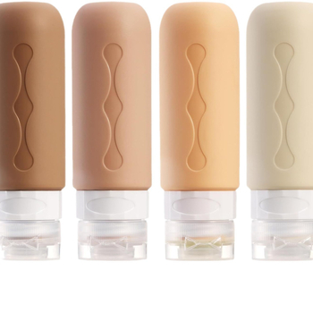 Nyson μπουκαλάκι από σιλικόνη για σαμπουάν και αφρόλουτρο — μορφοποιημένη κατασκευή, συσκευασία με φερμουάρ PVC