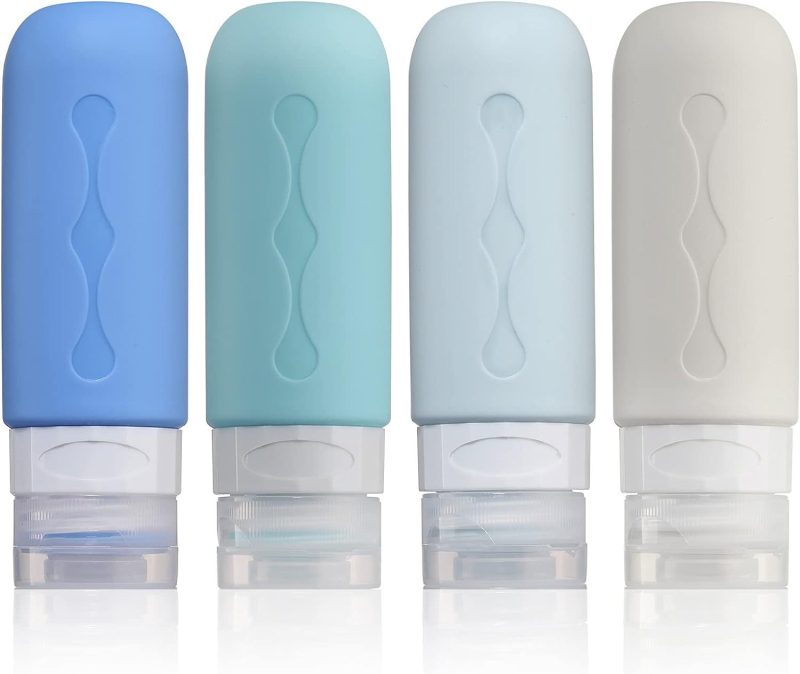 Nyson szilikon sampon és tusfürdő üveg — öntött forma, PVC cipzáras csomagolás