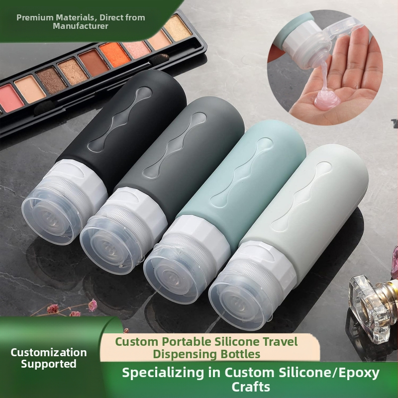 Nyson sticlă din silicon pentru șampon și gel de duș — turnare din matriță, ambalaj PVC cu fermoar