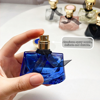 Φιαλίδιο ψεκασμού από γυαλί για επαναγέμισμα αρώματος – φορητό, κενό μπουκάλι καλλυντικών