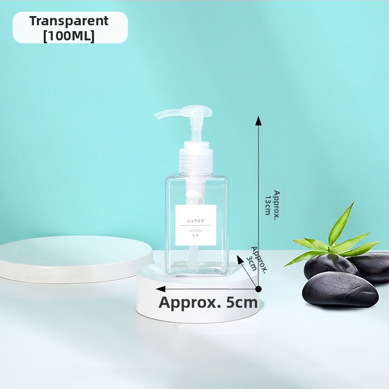 Kelioninis pompinių butelių rinkinys – tušti, nešiojami indai dušų želėi, šampūnui, rankų muilui ir losjonui (Medžiaga: Kita; Ženklas: Kita; Logotipas: Nėra; Pritaikymas: Nėra)