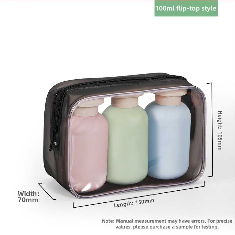 Ruitu HDPE kozmetikai adagoló üveg pumpás fedéllel, szitanyomás, kapacitás 100–300 ml