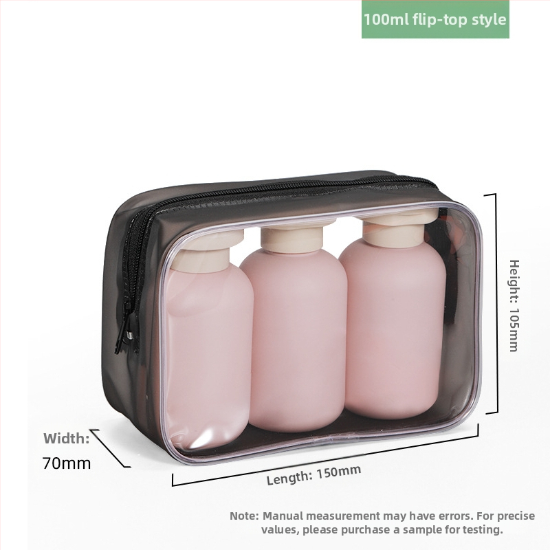 Ruitu HDPE kozmetikai adagoló üveg pumpás fedéllel, szitanyomás, kapacitás 100–300 ml