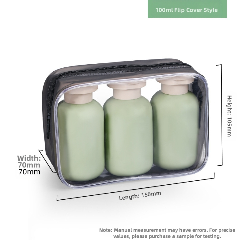 Ruitu HDPE kozmetikai adagoló üveg pumpás fedéllel, szitanyomás, kapacitás 100–300 ml