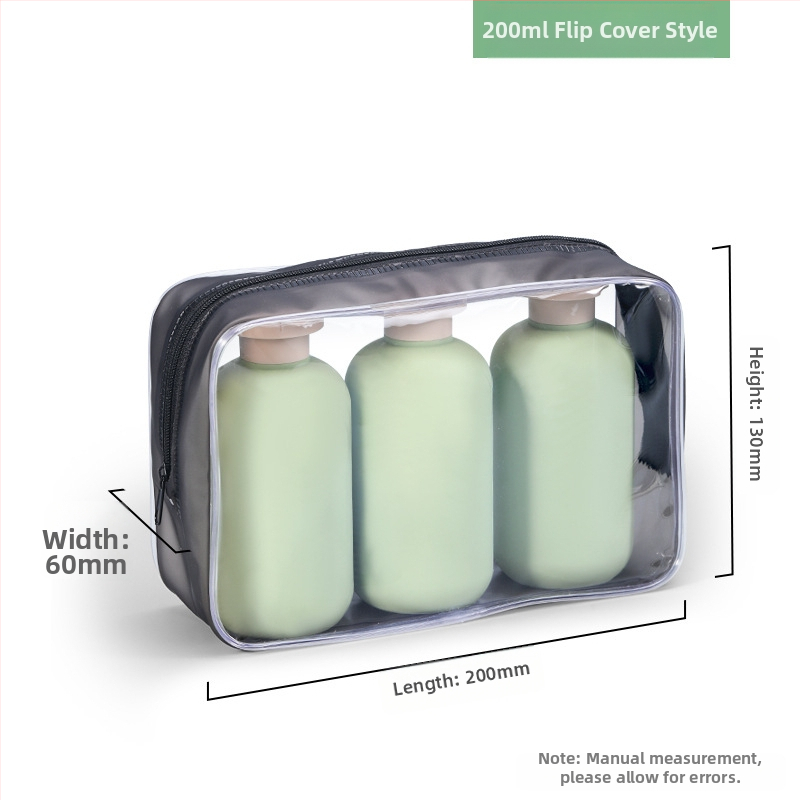 Ruitu HDPE kozmetikai adagoló üveg pumpás fedéllel, szitanyomás, kapacitás 100–300 ml