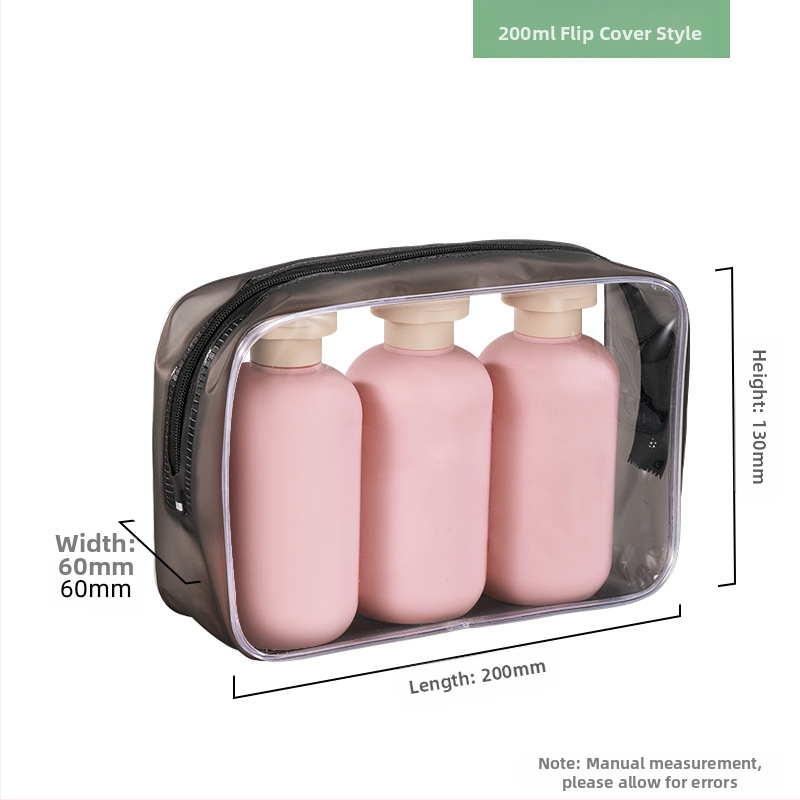 Ruitu HDPE kozmetikai adagoló üveg pumpás fedéllel, szitanyomás, kapacitás 100–300 ml