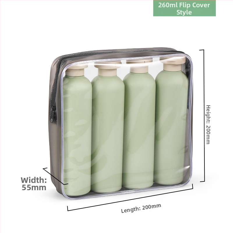 Ruitu HDPE kozmetikai adagoló üveg pumpás fedéllel, szitanyomás, kapacitás 100–300 ml