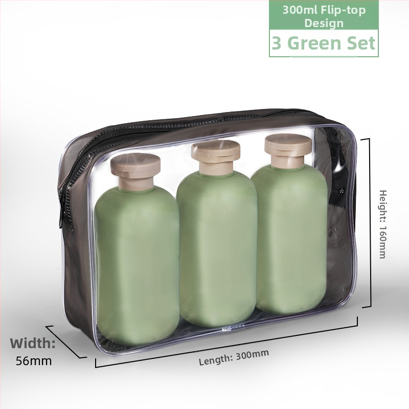 Ruitu HDPE kozmetikai adagoló üveg pumpás fedéllel, szitanyomás, kapacitás 100–300 ml