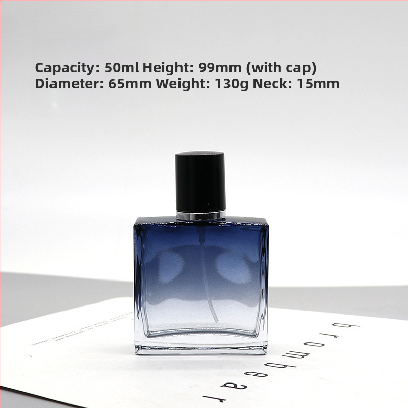 Daniel kristályüveg parfümös üvege, négyszögletes bayonet záróval, permetező üveg, logónyomtatás elérhető