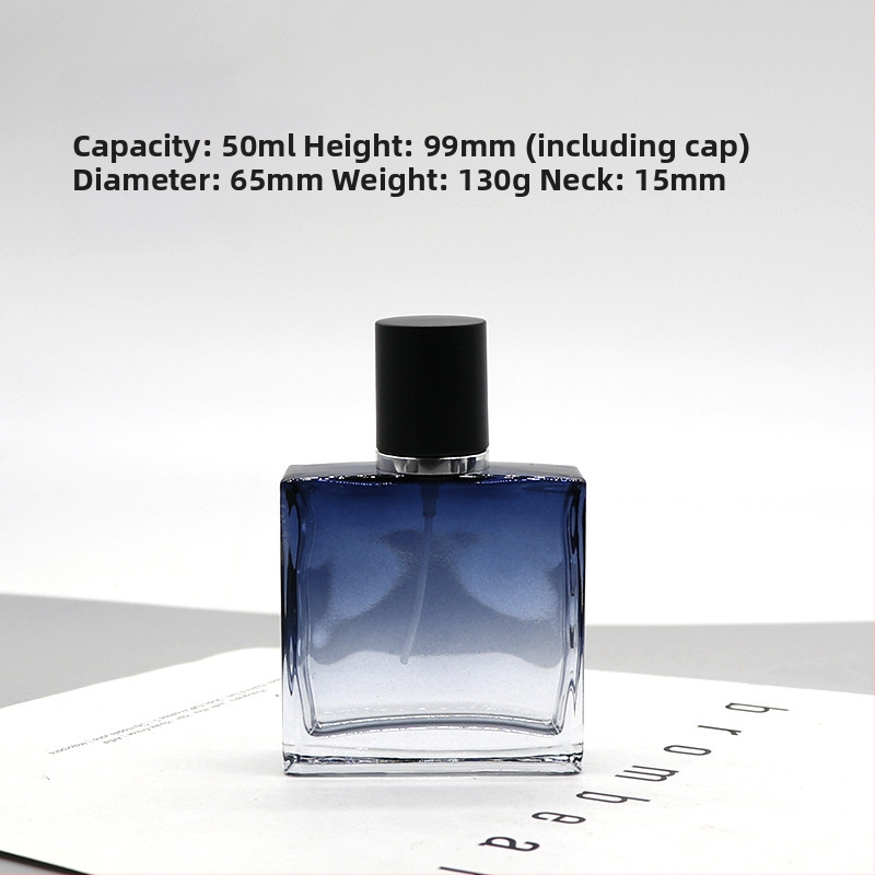 Daniel kristályüveg parfümös üvege, négyszögletes bayonet záróval, permetező üveg, logónyomtatás elérhető