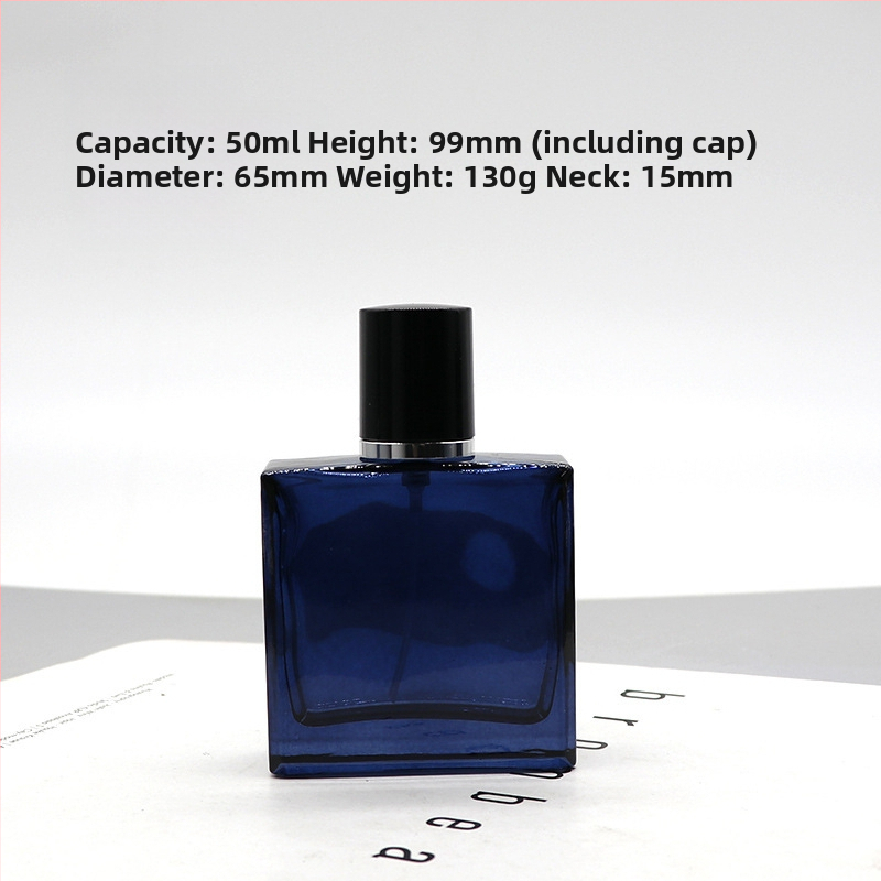 Daniel kristályüveg parfümös üvege, négyszögletes bayonet záróval, permetező üveg, logónyomtatás elérhető