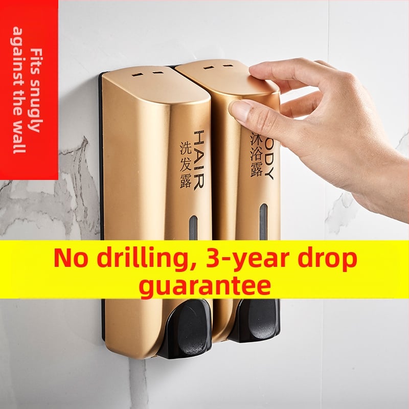 Trijų galvučių sieninis sensorinis muilo dozatorius, plastikinis korpusas, CE sertifikatas, prekės ženklas QITA