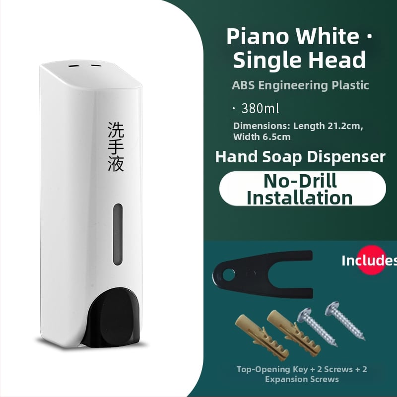 Trijų galvučių sieninis sensorinis muilo dozatorius, plastikinis korpusas, CE sertifikatas, prekės ženklas QITA