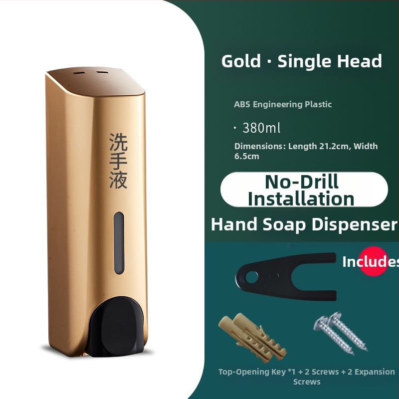 Trijų galvučių sieninis sensorinis muilo dozatorius, plastikinis korpusas, CE sertifikatas, prekės ženklas QITA