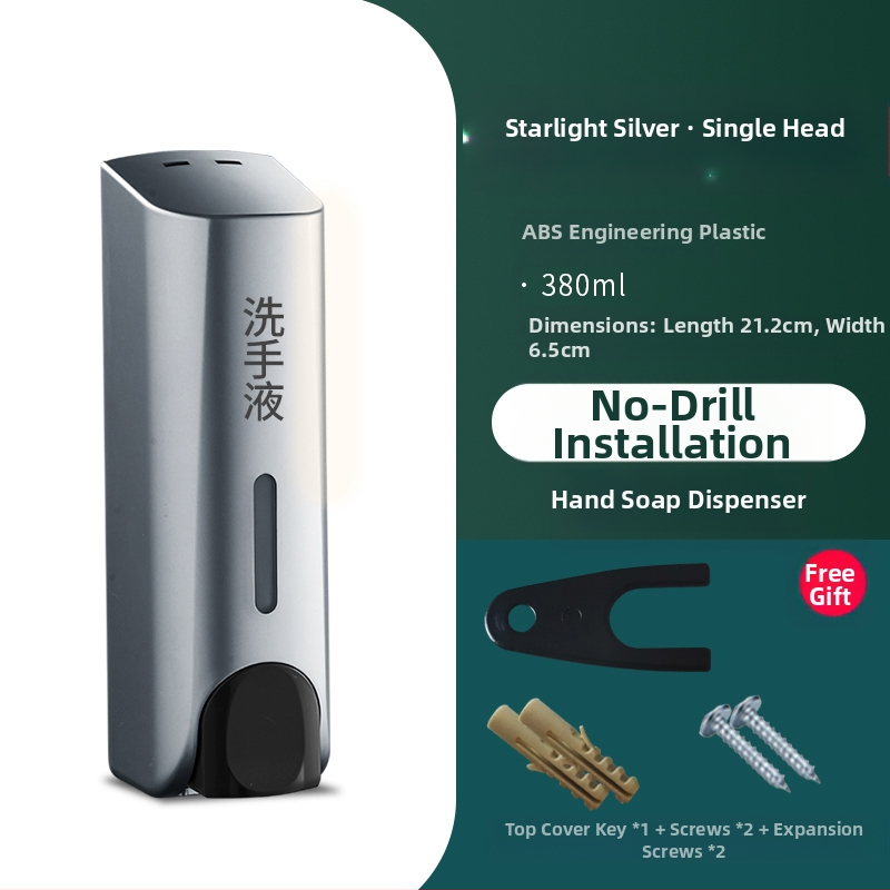 Trijų galvučių sieninis sensorinis muilo dozatorius, plastikinis korpusas, CE sertifikatas, prekės ženklas QITA