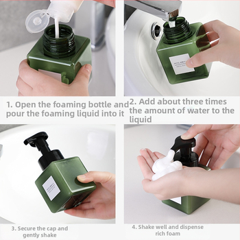 Φιαλίδιο αφρού με πιεζόμενο μηχανισμό για καθαριστικό προσώπου, αντισηπτικό χεριών και σαμπουάν