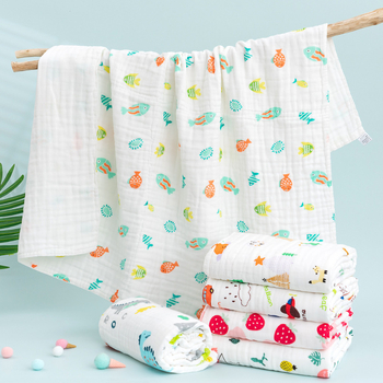 Παιδική πετσέτα μπάνιου για νεογνά – βαμβάκι, τέσσερις εποχές, μοτίβο ζώων και καρτούν, 360 γρ