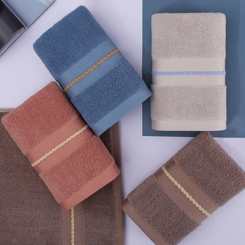 Veido rankšluostis iš 100% medvilnės, jacquard audinys, 32s siūlas, 100–120 g, galima apdorojimo pritaikymas