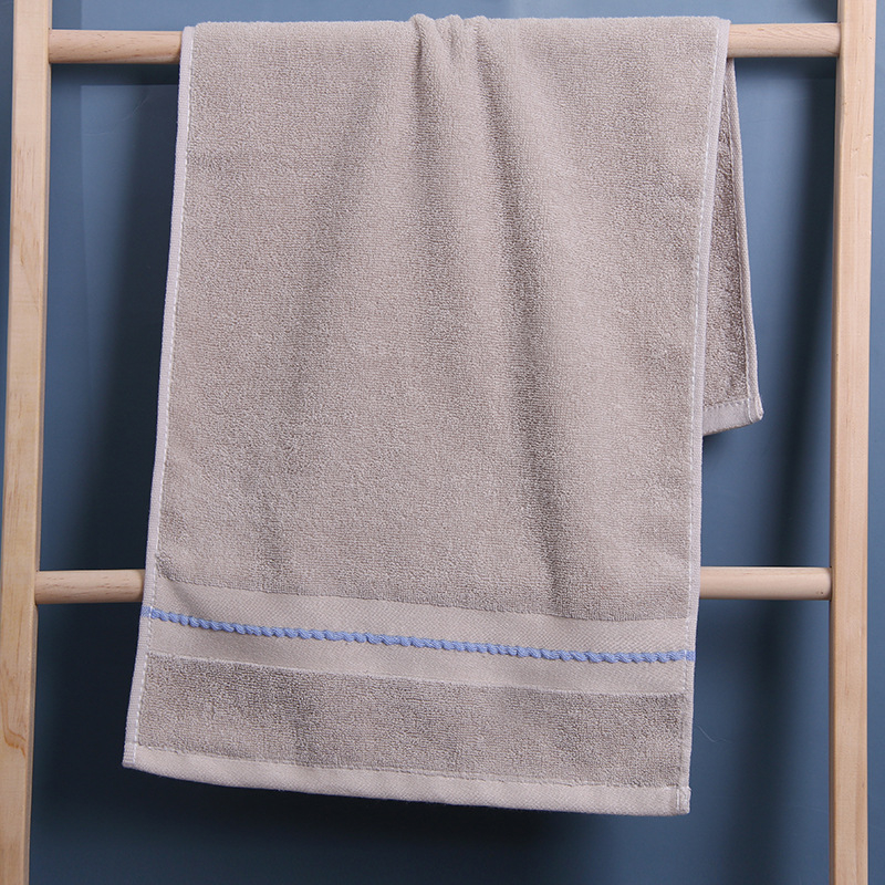 Veido rankšluostis iš 100% medvilnės, jacquard audinys, 32s siūlas, 100–120 g, galima apdorojimo pritaikymas