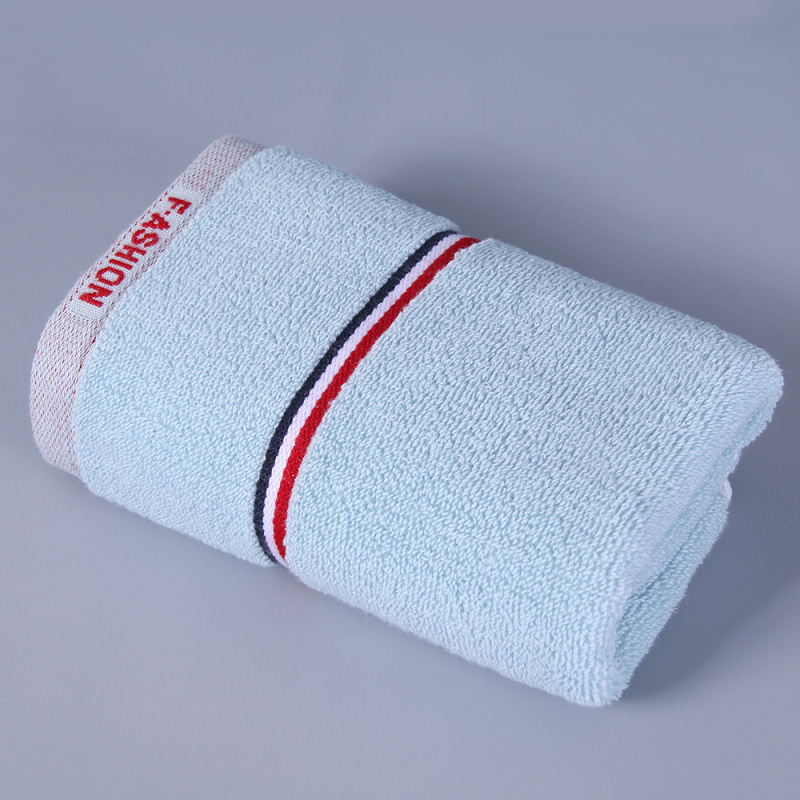 Veido rankšluostis iš 100% medvilnės, jacquard audinys, 32s siūlas, 100–120 g, galima apdorojimo pritaikymas