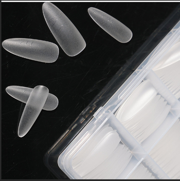 Nagų lipdukai – ultra ploni, be siūlių, prancūziškas stilius, ovali forma, skaidrūs