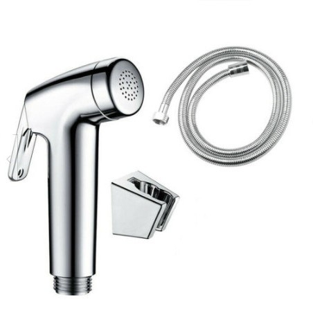 Dušo rinkinys bidetui ir tualetei, sieninis montavimas, ABS, apskrito dušo galvutė, 20 mm jungtis, lietaus funkcija