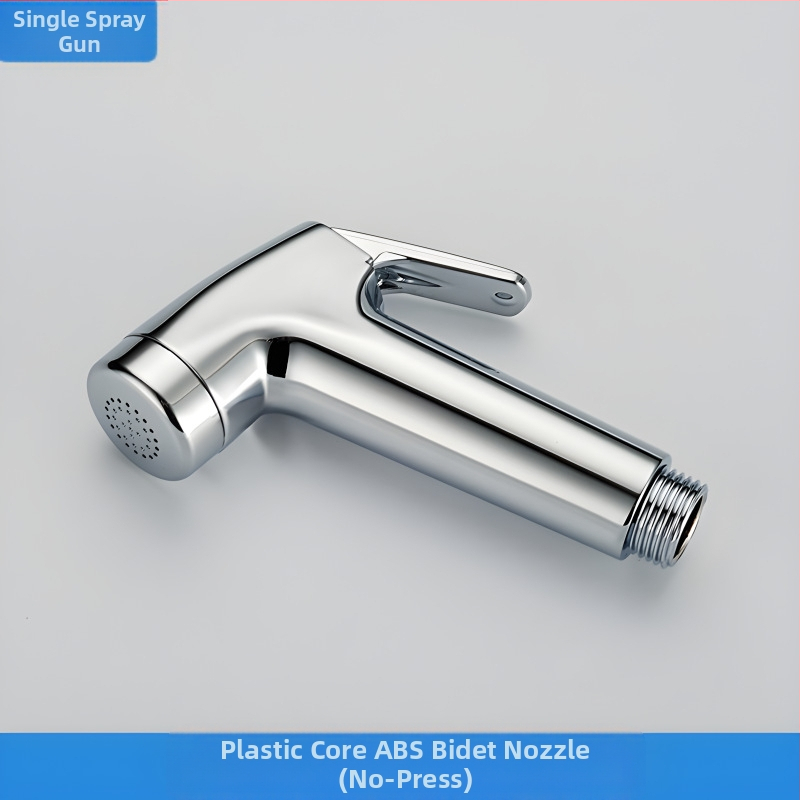 Dušo rinkinys bidetui ir tualetei, sieninis montavimas, ABS, apskrito dušo galvutė, 20 mm jungtis, lietaus funkcija