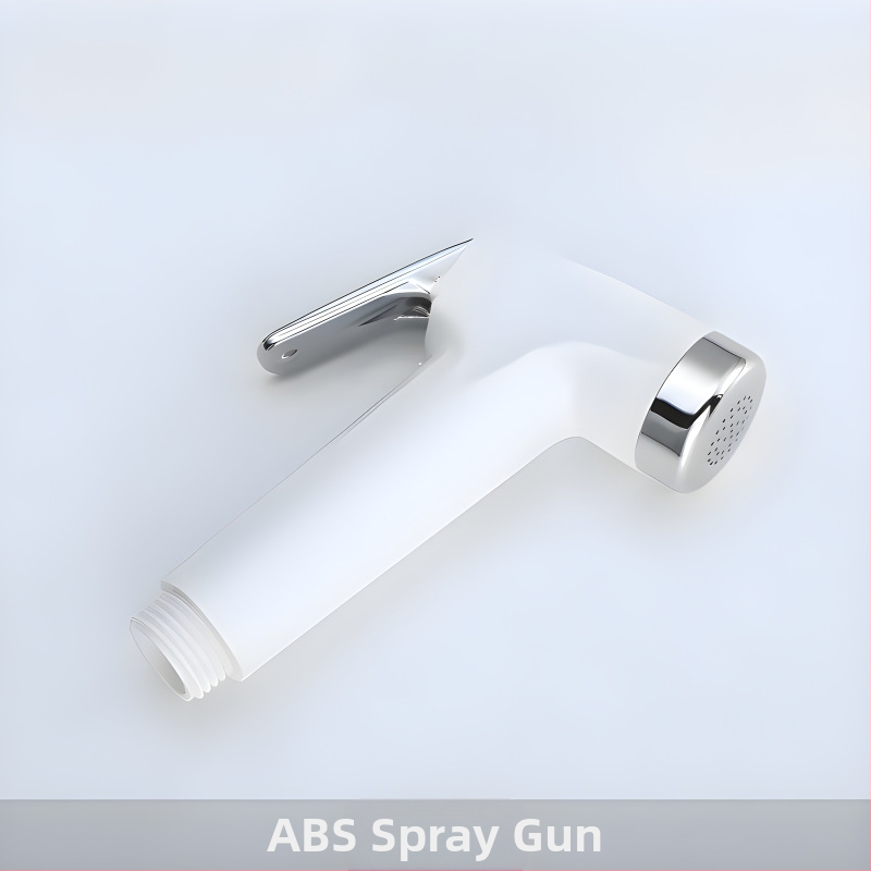 Dušo rinkinys bidetui ir tualetei, sieninis montavimas, ABS, apskrito dušo galvutė, 20 mm jungtis, lietaus funkcija