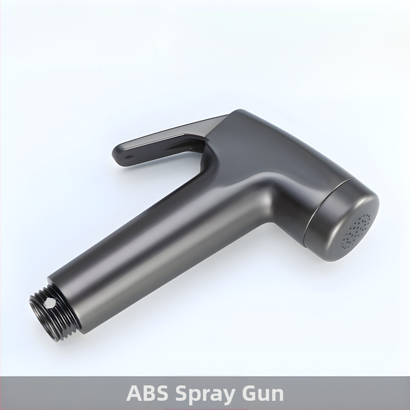 Dušo rinkinys bidetui ir tualetei, sieninis montavimas, ABS, apskrito dušo galvutė, 20 mm jungtis, lietaus funkcija