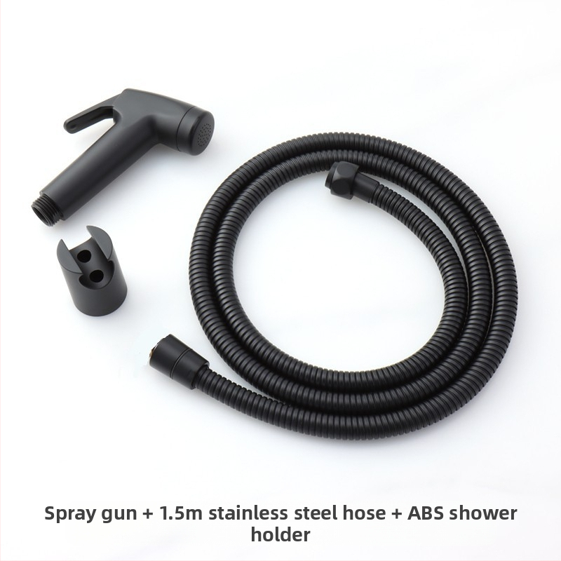 Dušo rinkinys bidetui ir tualetei, sieninis montavimas, ABS, apskrito dušo galvutė, 20 mm jungtis, lietaus funkcija