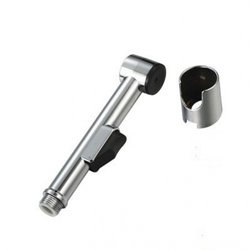 Nešiojamas tualeto bidė purkštuvo galvutė, ABS medžiaga, elektroplatinės apdailos, 4 taškų jungtis, veikimo temperatūra 0-90°C, nominalus slėgis 1.0 MPa