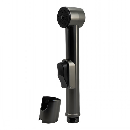 Nešiojamas tualeto bidė purkštuvo galvutė, ABS medžiaga, elektroplatinės apdailos, 4 taškų jungtis, veikimo temperatūra 0-90°C, nominalus slėgis 1.0 MPa