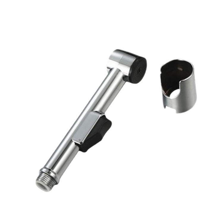 Nešiojamas tualeto bidė purkštuvo galvutė, ABS medžiaga, elektroplatinės apdailos, 4 taškų jungtis, veikimo temperatūra 0-90°C, nominalus slėgis 1.0 MPa