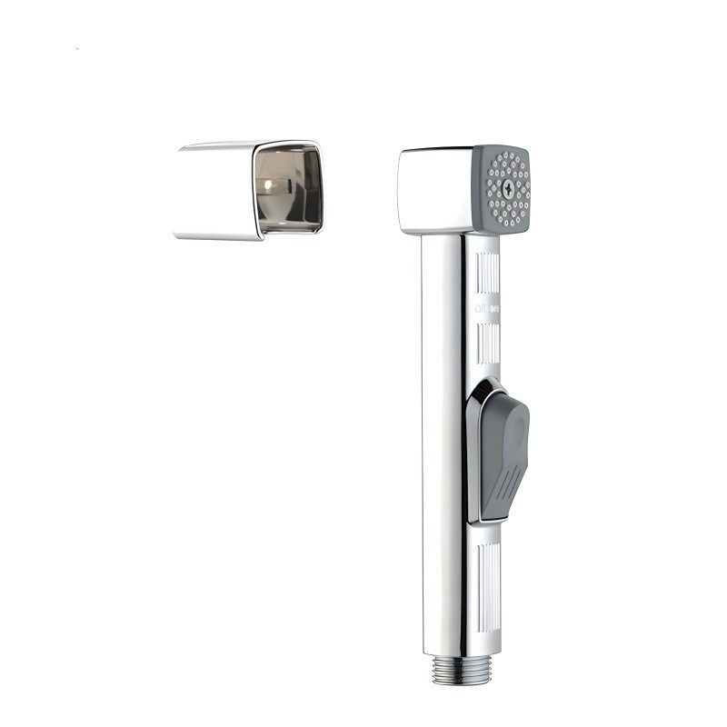 Nešiojamas tualeto bidė purkštuvo galvutė, ABS medžiaga, elektroplatinės apdailos, 4 taškų jungtis, veikimo temperatūra 0-90°C, nominalus slėgis 1.0 MPa