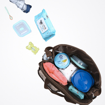 Τσάντα μαμάς με ιμάντα στον ώμο, κεντημένο καρτούν μοτίβο, νάιλον, ελαφριά, αδιάβροχη, ευρύχωρη, επένδυση πολυεστέρα