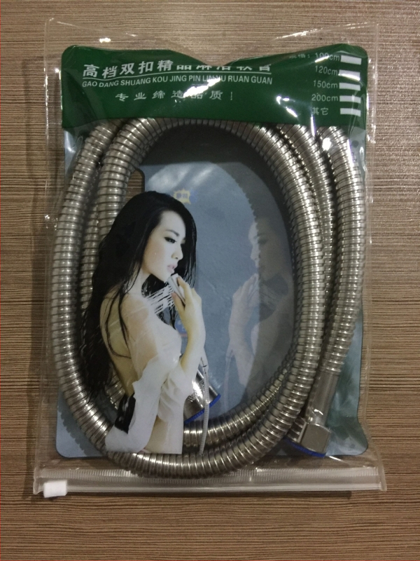 ABS plasto rankinis tualeto purkštuvas su žarnos komplektu, modelis HU-887, slėgio funkcija, rankinis prijungimas, veikimo temperatūra 80°C