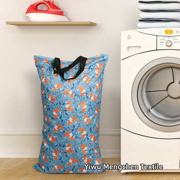 Αναρτώμενη τσάντα για βρεγμένες/ξηρές πάνες, επαναχρησιμοποιούμενη υφασμάτινη τσάντα αποθήκευσης με διπλά φερμουάρ, αδιάβροχη για βρωμικά ρούχα — πολυλειτουργικός ταξιδιωτικός οργανωτής