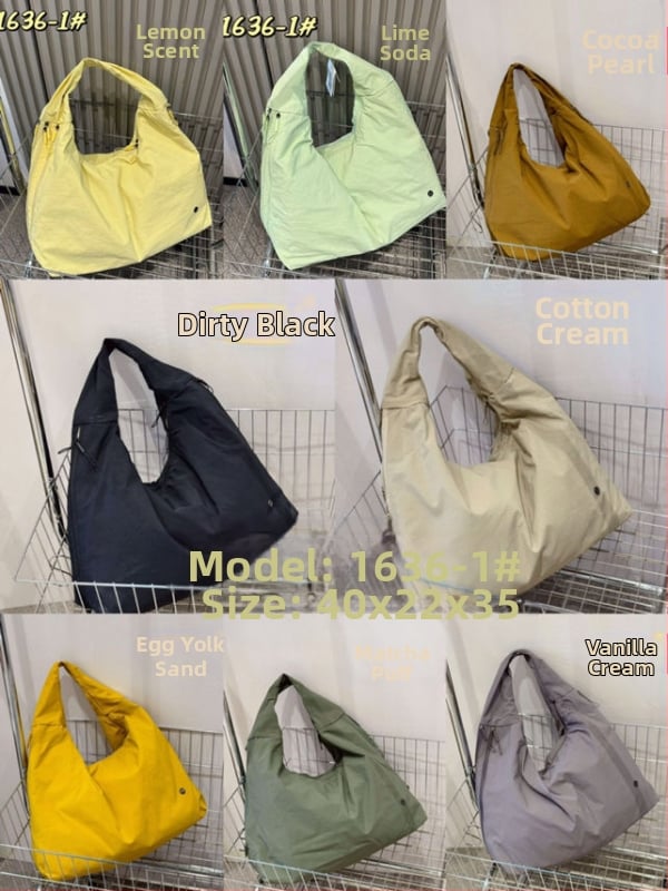 Τσάντα ώμου Bou bou, ύφασμα αλεξίπτωτου, οριζόντιο τετράγωνο σχήμα, φερμουάρ, επένδυση από βαμβάκι, εσωτερική θήκη για φορητό υπολογιστή με λαμιναρισμένο φερμουάρ