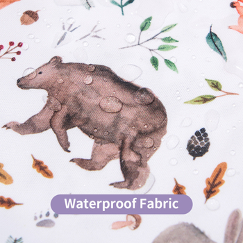 Happyflute ES075 Τετράγωνη τσάντα με φερμουάρ για αποθήκευση, PUL, πολυλειτουργικός οργανωτής για ταξίδια και μακιγιάζ