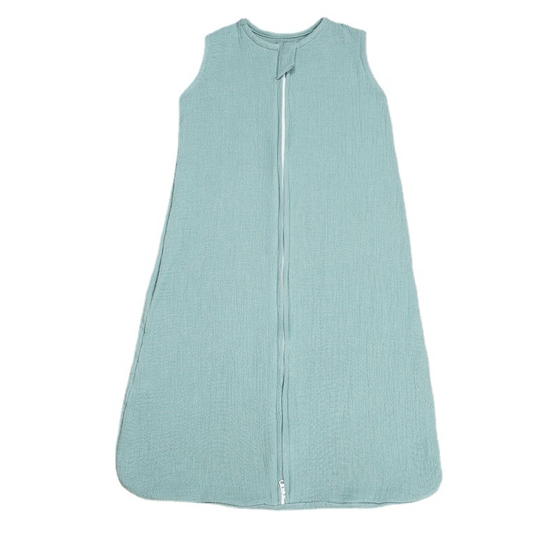 Бебешки памучен спален жилет от муслин, тънък, влагоотвеждащ, миещ се, за новородени (0–1 година)