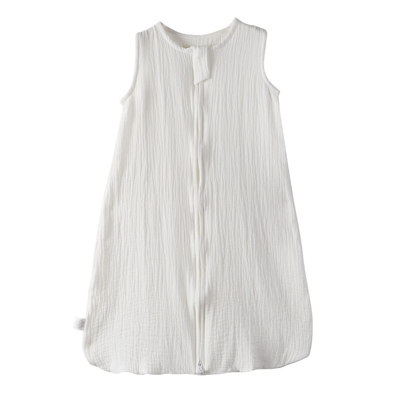 Бебешки памучен спален жилет от муслин, тънък, влагоотвеждащ, миещ се, за новородени (0–1 година)