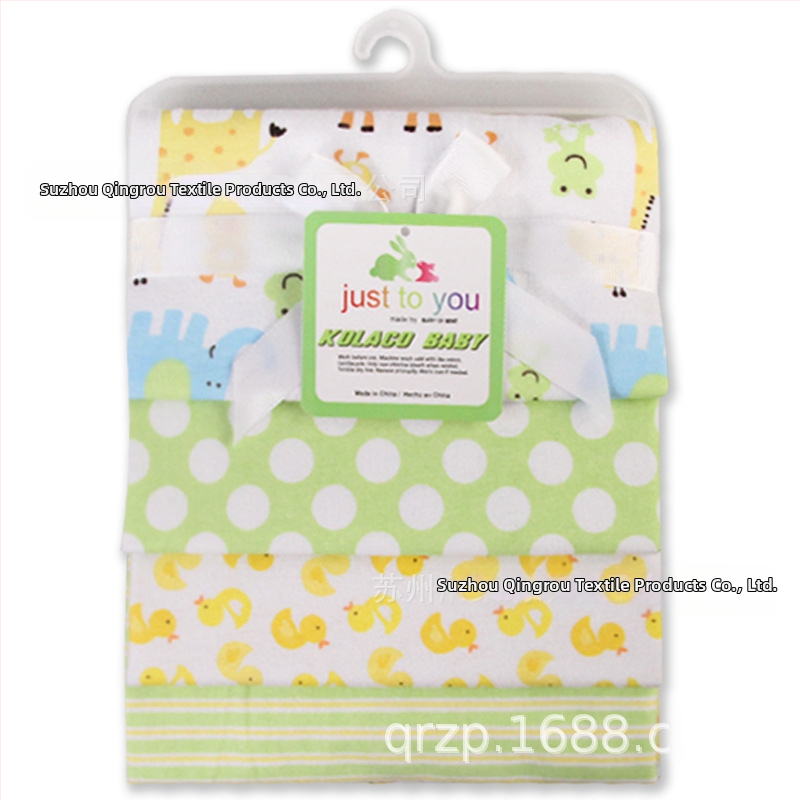 Kolaco pamučna flanel deka za bebe, 300–500 g, za djecu od 1–3 godina, sve sezone