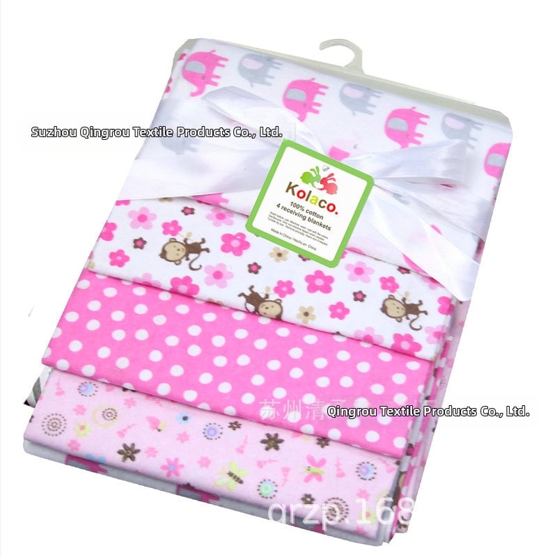 Kolaco pamučna flanel deka za bebe, 300–500 g, za djecu od 1–3 godina, sve sezone