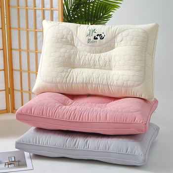 Kaklo pagalvė su pluošto užpildymu ir medvilnine danga