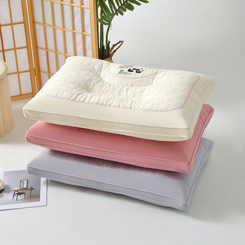 Kaklo pagalvė su pluošto užpildymu ir medvilnine danga