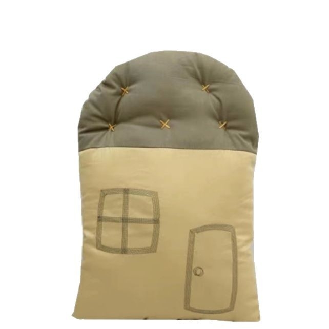 Mi tong Ins stiliaus namo formos siuvinėta pagalvė su medvilnine danga ir PP medvilnės užpildas