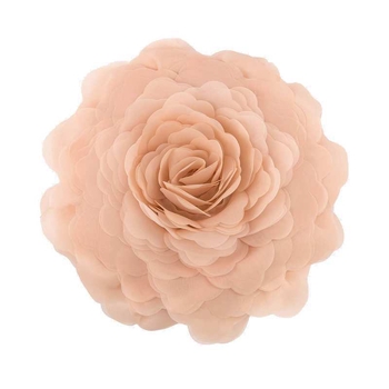 Organza pagalvės užvalkalas su 3D gėlių raštu, princesės stilius, lengvas prabangos pojūtis