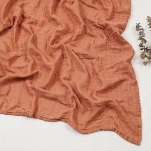 Παιδική πετσέτα μπάνιου από γάζα μπαμπού, απλός σχεδιασμός, ελαφριά ίνες μπαμπού, για όλες τις εποχές, για βρέφη και νήπια (1–3 ετών)