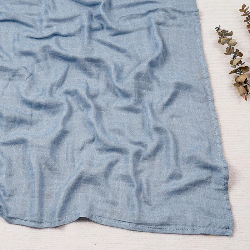 Παιδική πετσέτα μπάνιου από γάζα μπαμπού, απλός σχεδιασμός, ελαφριά ίνες μπαμπού, για όλες τις εποχές, για βρέφη και νήπια (1–3 ετών)