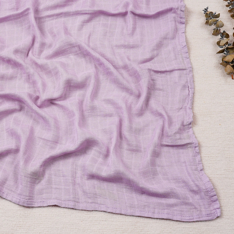 Παιδική πετσέτα μπάνιου από γάζα μπαμπού, απλός σχεδιασμός, ελαφριά ίνες μπαμπού, για όλες τις εποχές, για βρέφη και νήπια (1–3 ετών)